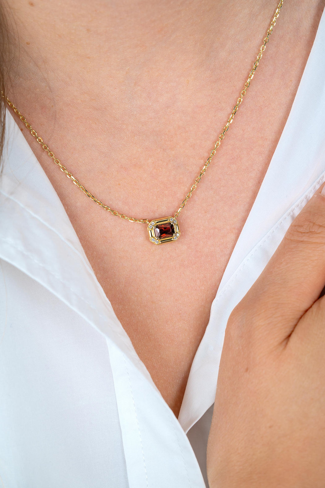 ZINZI goldplated zilveren ketting 45cm ZIC803