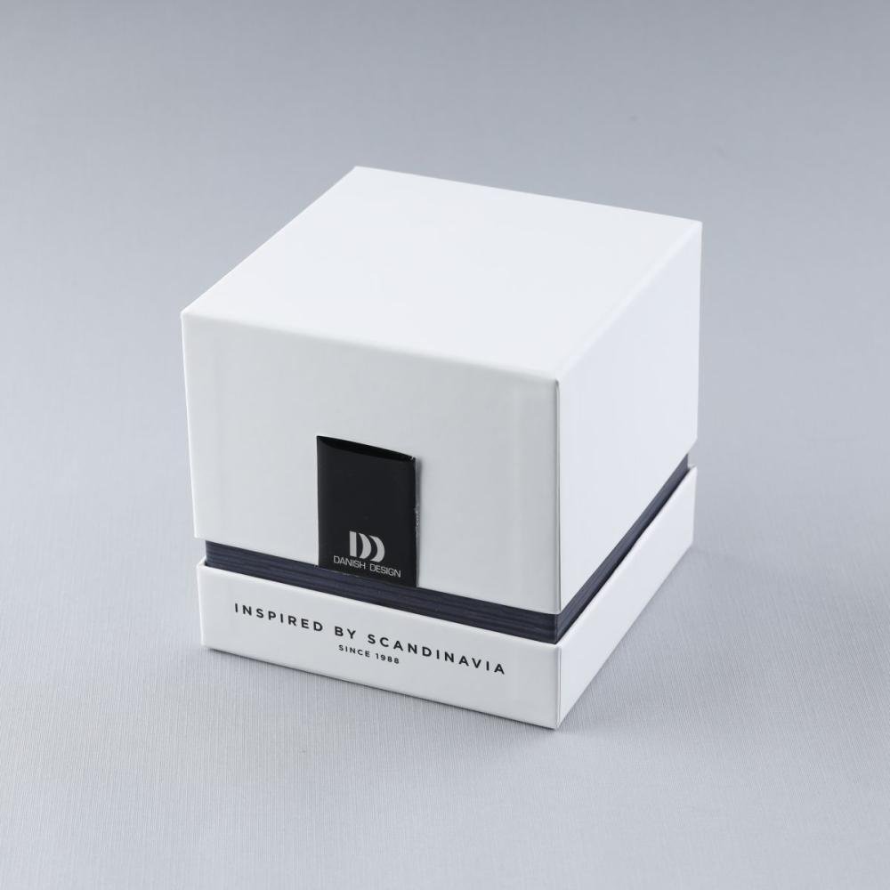 Dänische Design-Unisex-Uhr mit schwarzem Zifferblatt – IQ29Q1198