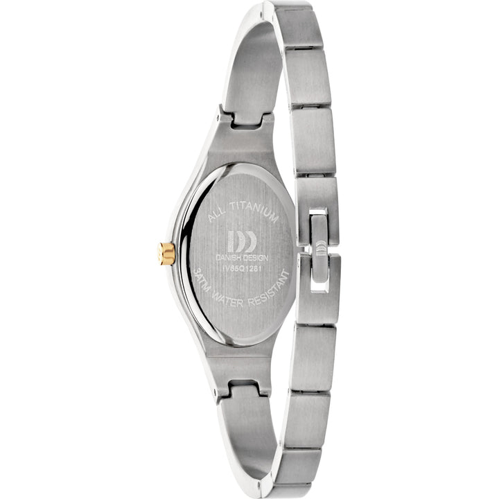 Dänische Design-Damenuhr mit silbernem Zifferblatt – IV65Q1281
