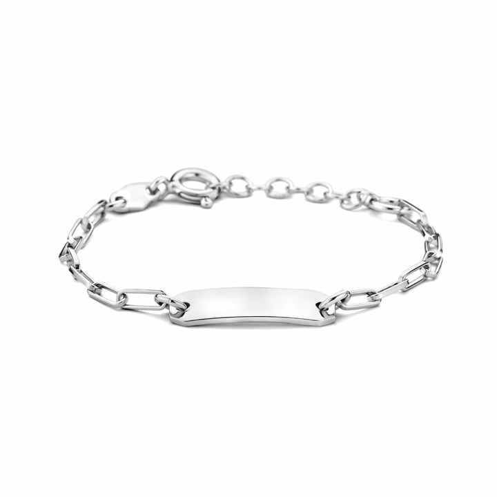 Baby bracelet silver plate 5.0 mm rhodium plated