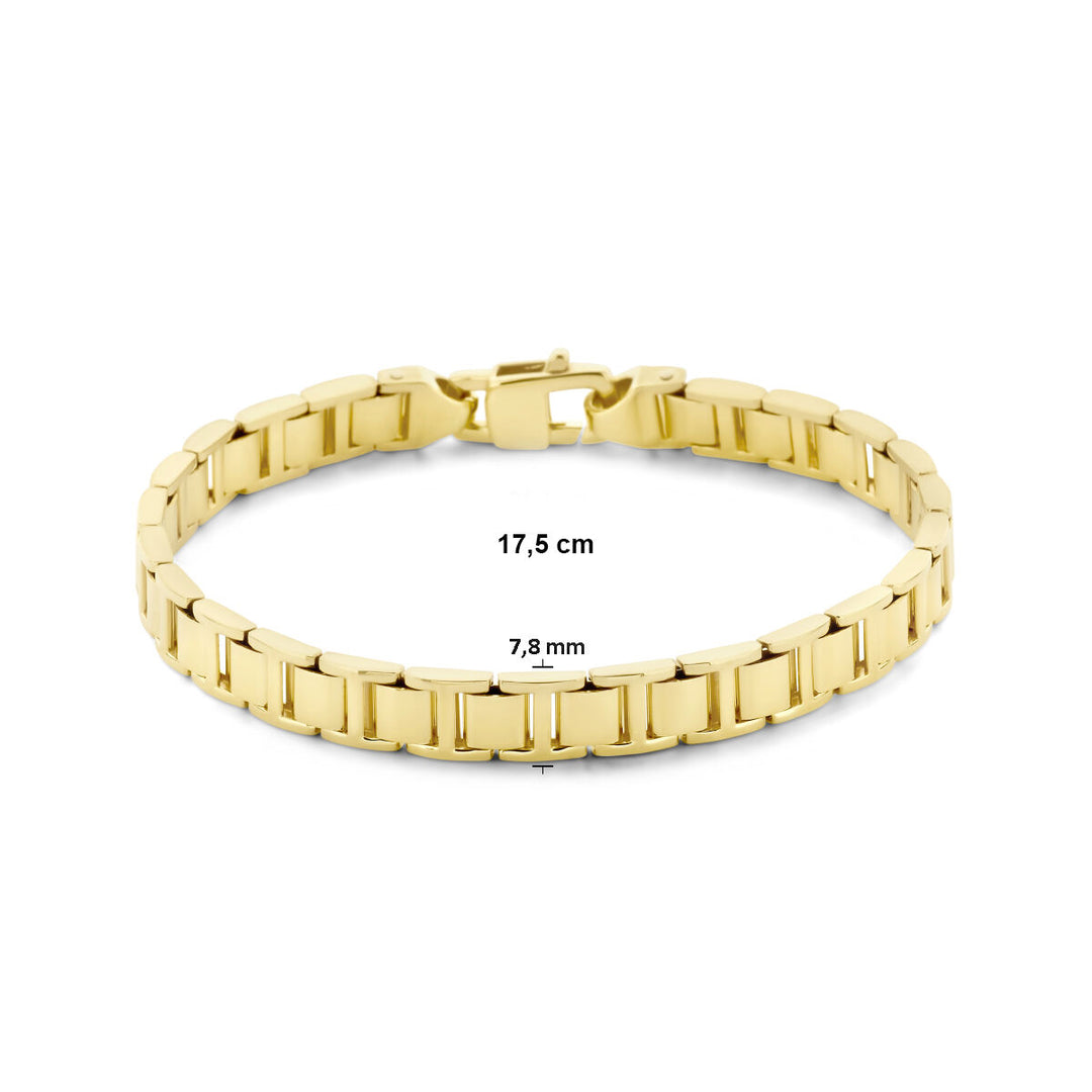 Gouden armband dames massief 14K