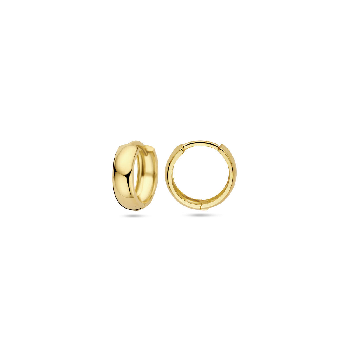 klapoorringen 13 mm 9 Karaat
