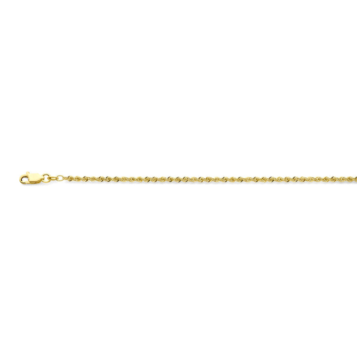 cord 2.2 mm solid 14K yellow gold