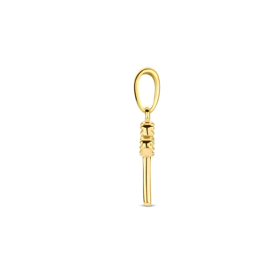 hanger sleutel 14K geelgoud