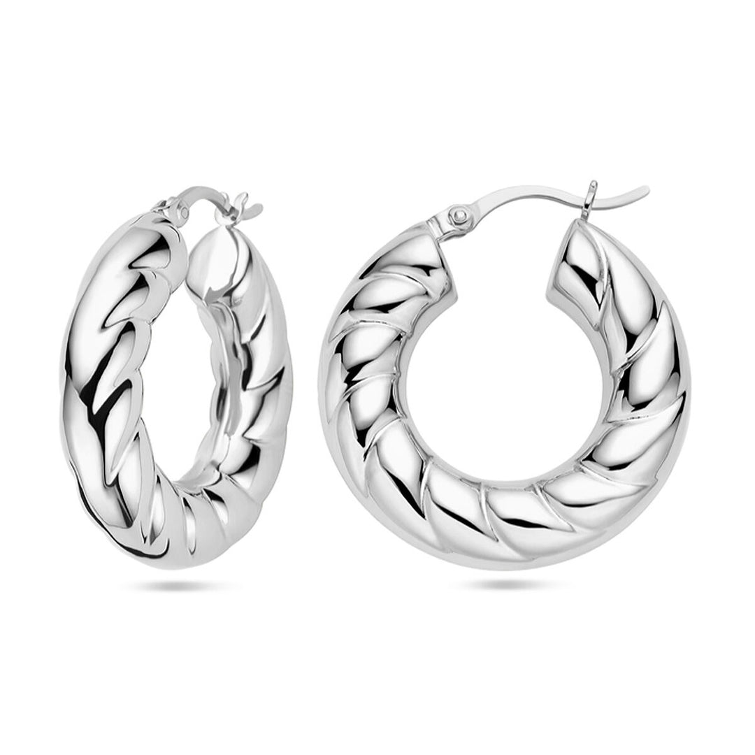 oorringen zilver gerhodineerd