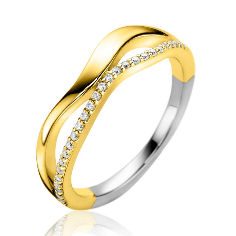 Zinzi Ring Gold Plated ZIR2629Y