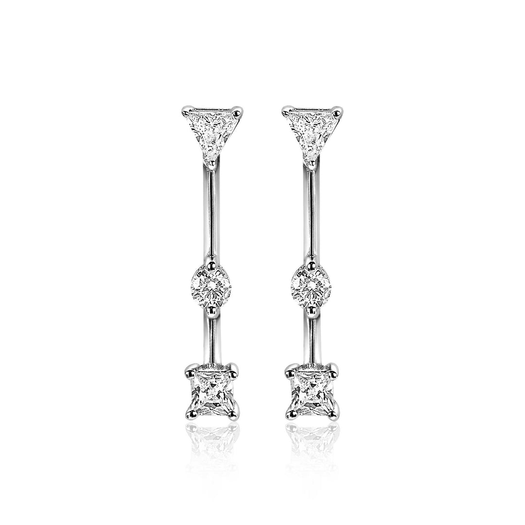 Zinzi Earrings Silver Zio2043