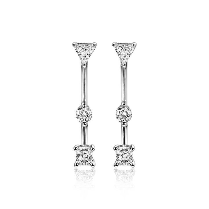 Zinzi Earrings Silver Zio2043