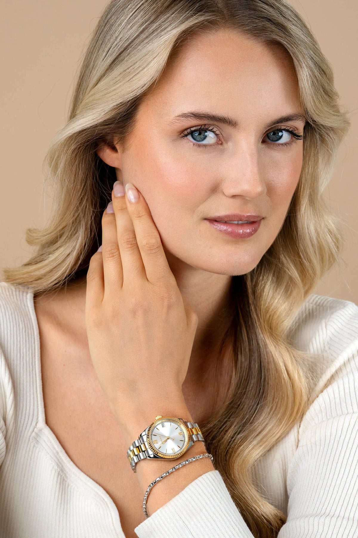 Zinzi Goudkleurig Horloge Staal ZIW2233