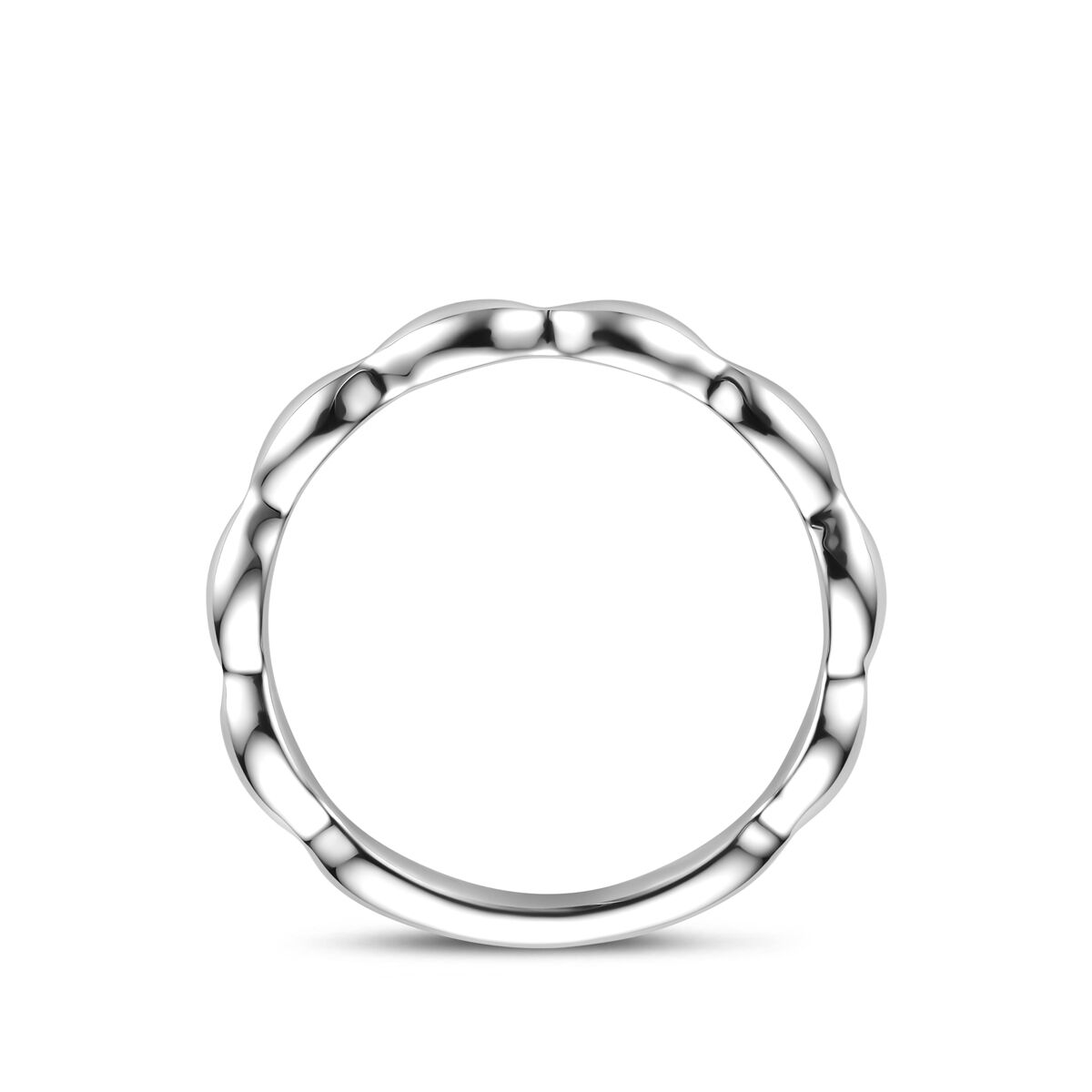 Zilveren dames ring – gerhodineerd 925 zilver