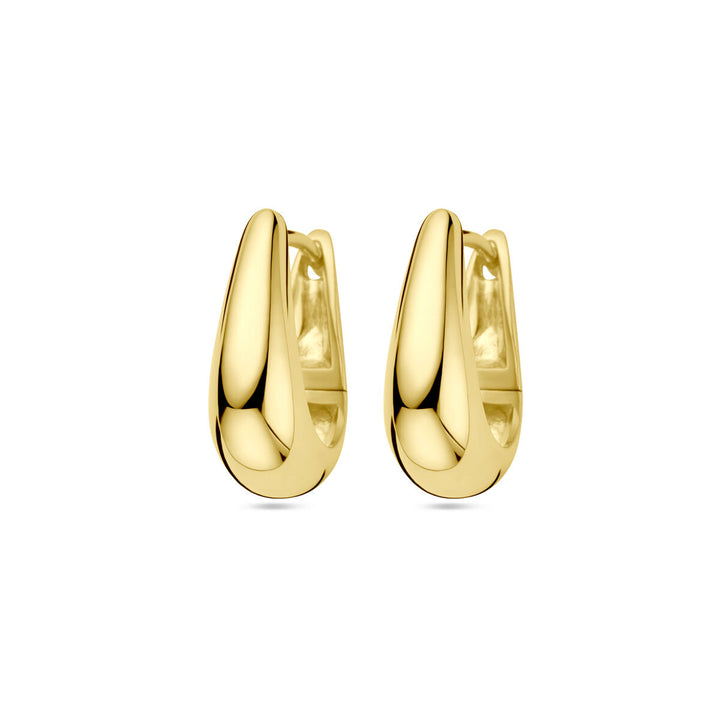 drop earrings 1 micron silver gold plated (yellow)