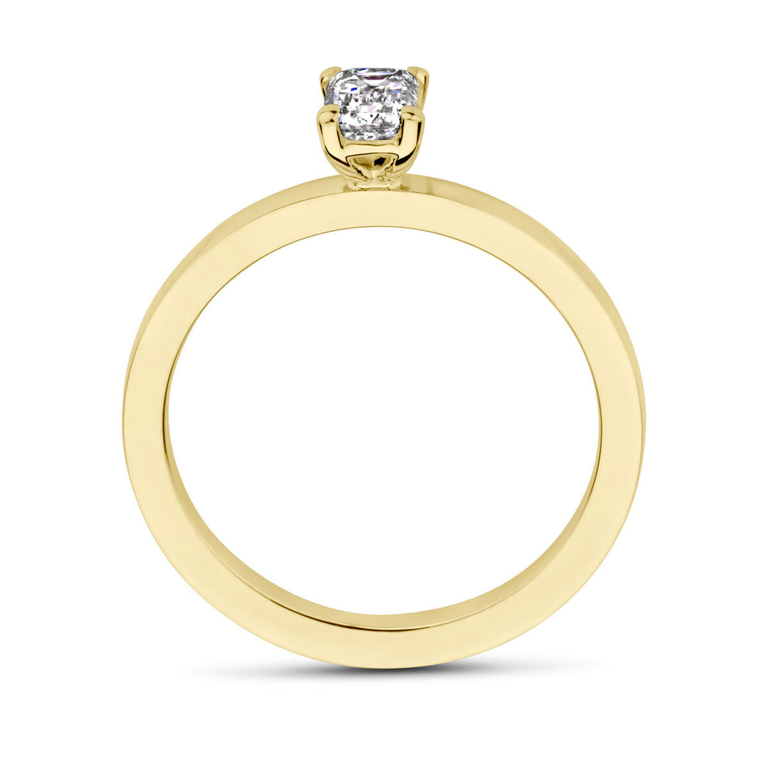 ring diamond 0.50ct g vsi 18K yellow gold