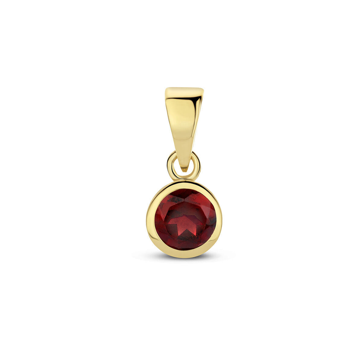 pendant with birthstone 14K yellow gold
