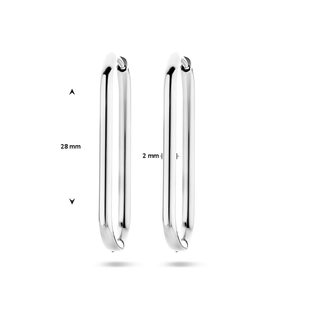 klapoorringen paperclip edelstaal