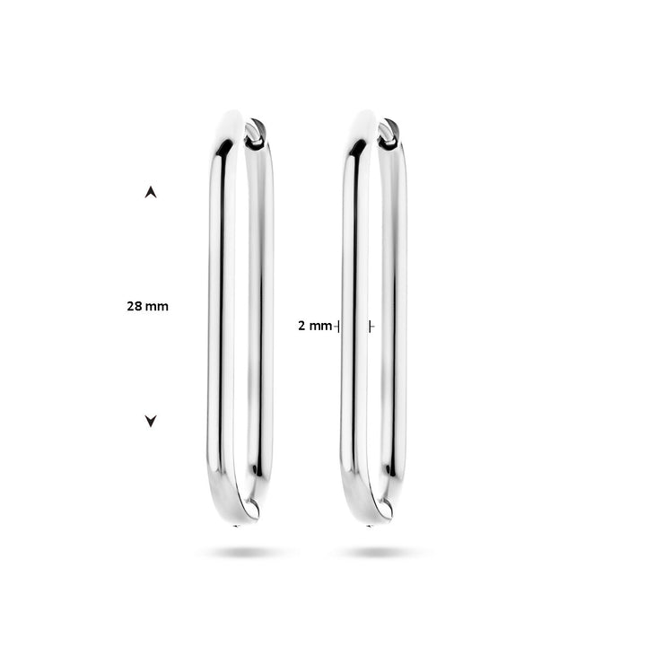 klapoorringen paperclip edelstaal