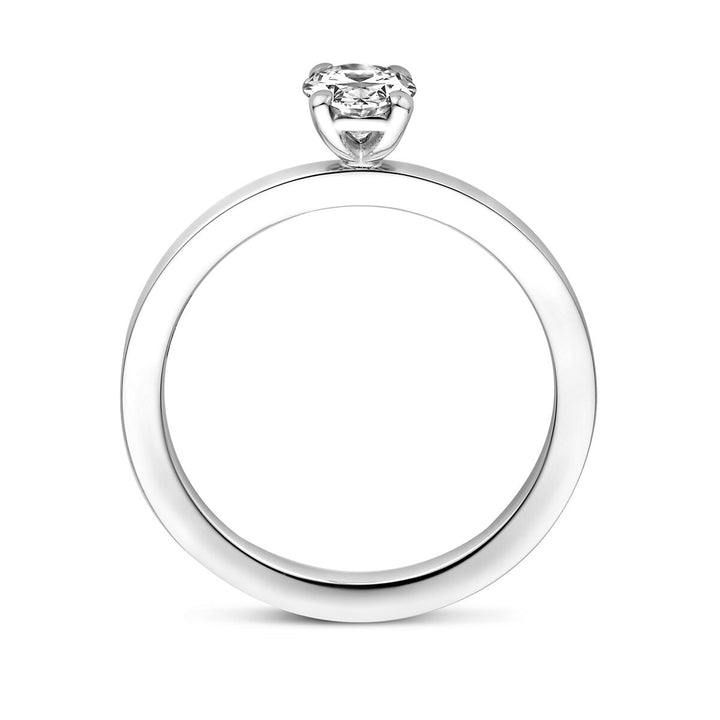 Platinring Diamant 0,50 ct g vsi Platin