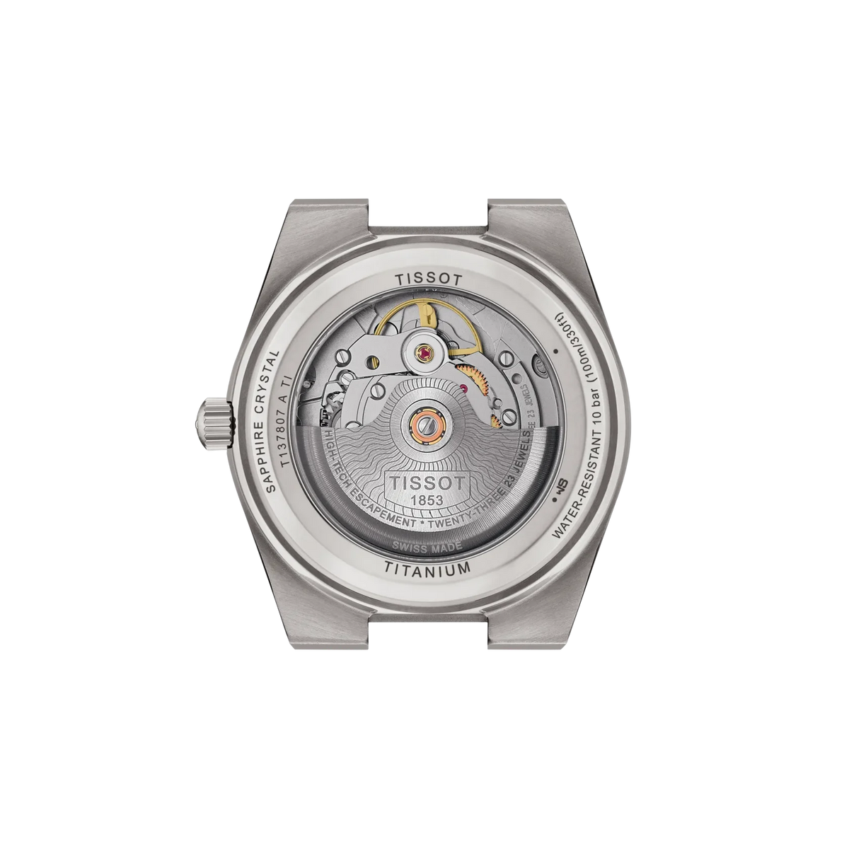 Tissot PRX 38 mm  •  Automatisch  •  Titanium