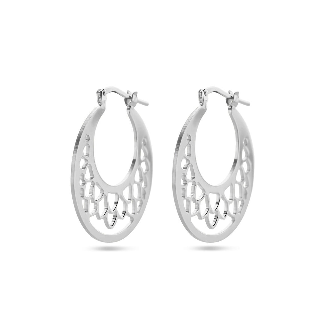 oorringen zilver gerhodineerd