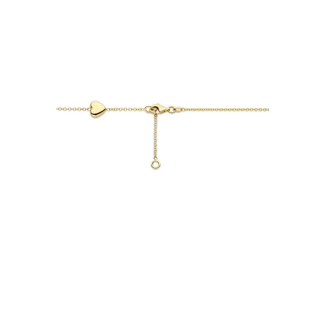 necklace hearts 42 – 45 cm 14K yellow gold