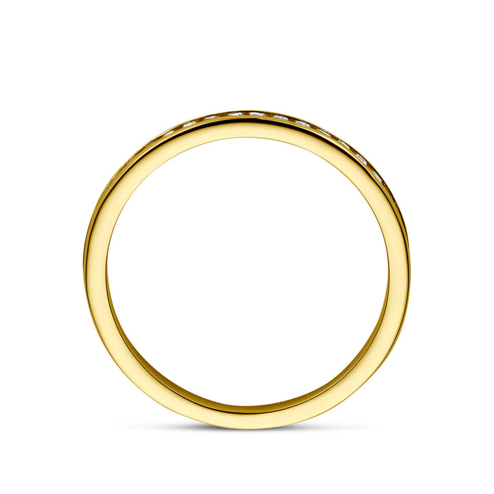 extension ring zirconia 14K yellow gold