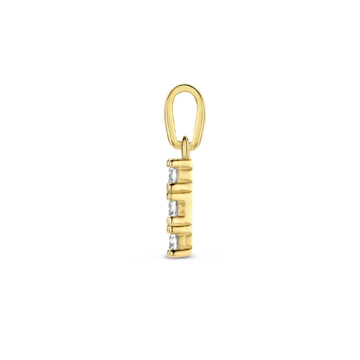 Anhänger Zirkonia 14K Gelbgold