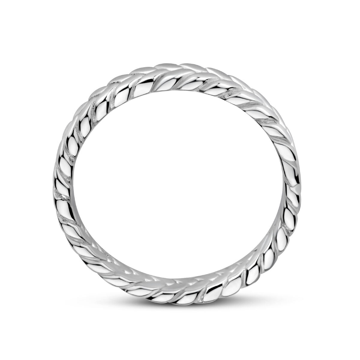 ring zilver gerhodineerd