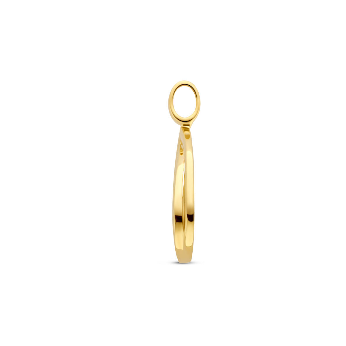 pendant diamond 0.06ct h si 14K yellow gold