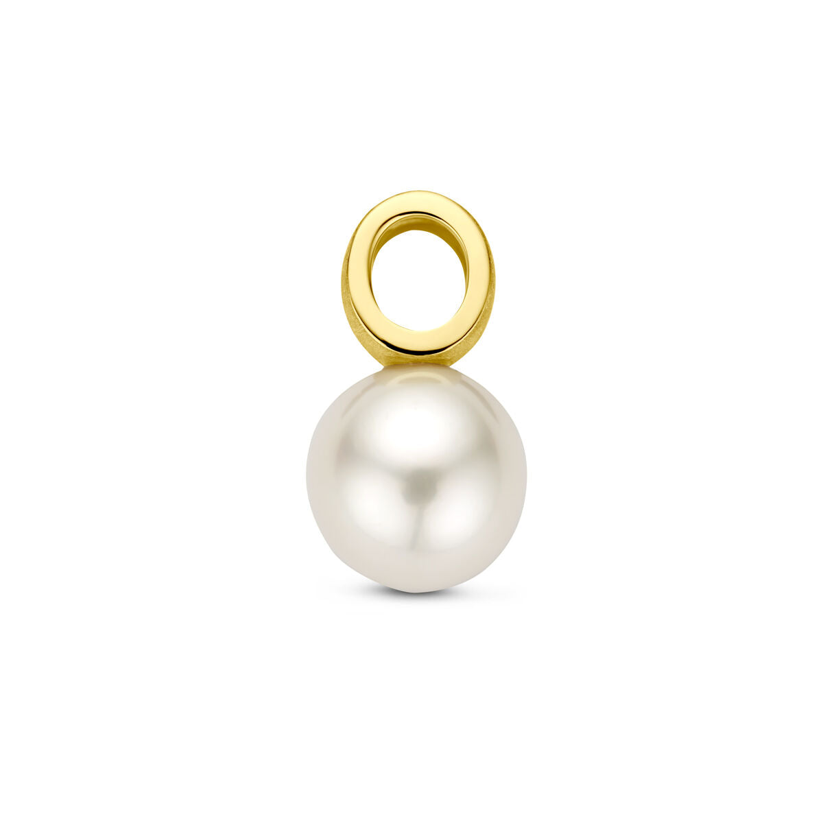 hanger parel gescratcht 14K geelgoud