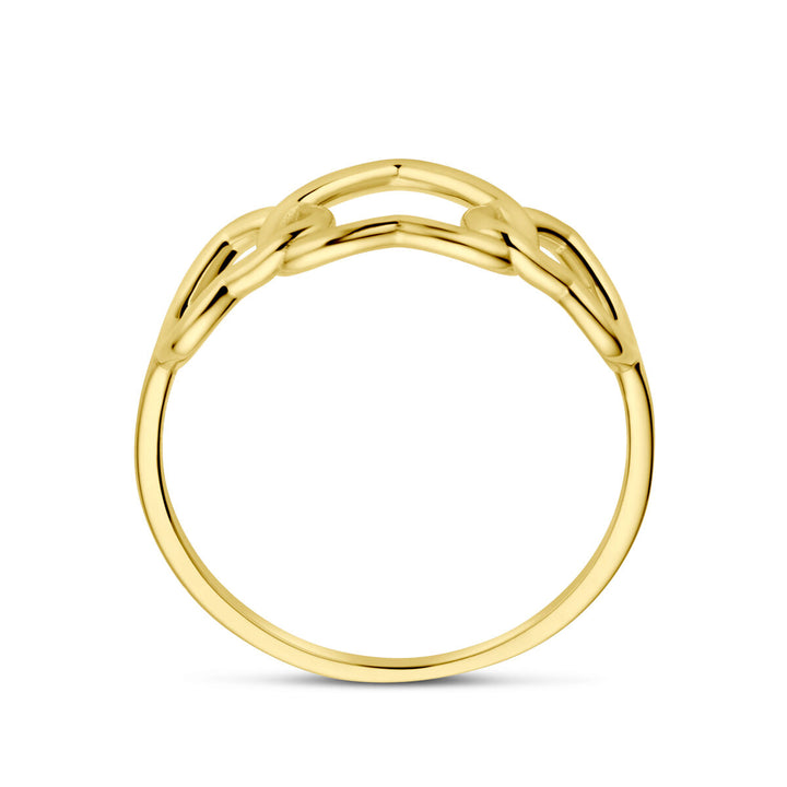 Ring Herzen 14K Gelbgold