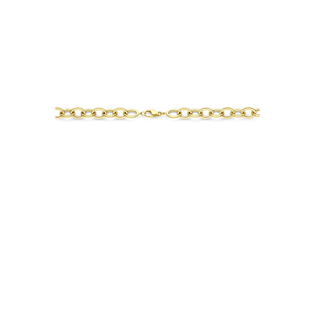 Halskette 9 mm 45 cm 14K Gelbgold
