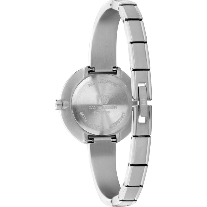 Danish design dames horloge zilveren wijzerplaat - IV62Q1296