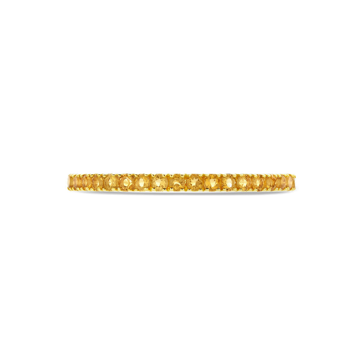 De Van der Kooij Collectie ring met geboortesteen citrien november in 14K geelgoud is een elegante dames sieraad, prachtig weergegeven op een witte achtergrond.