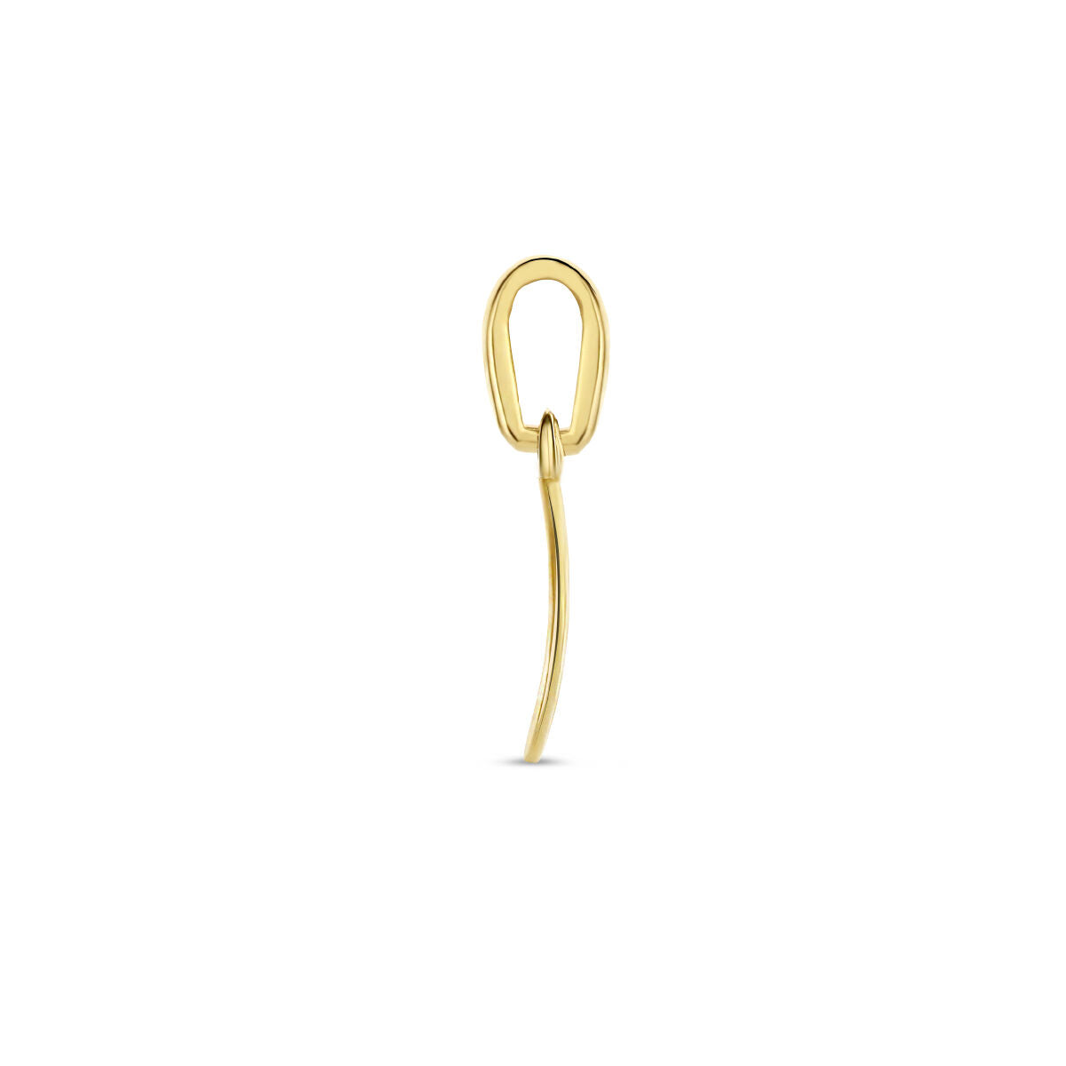 pendant scratch 14K yellow gold
