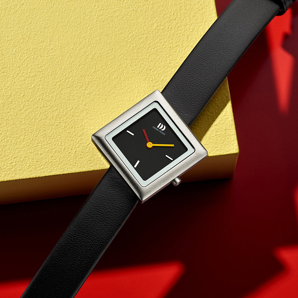 Danish design dames horloge zwarte wijzerplaat - IV13Q1286