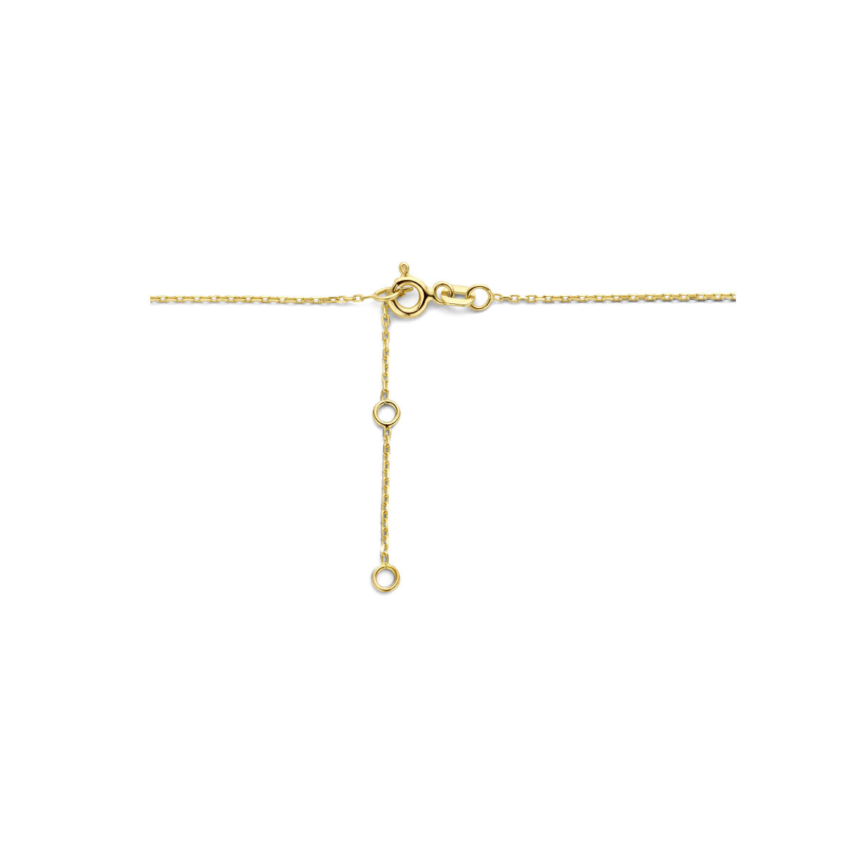 Gouden dames ketting kruis 14K