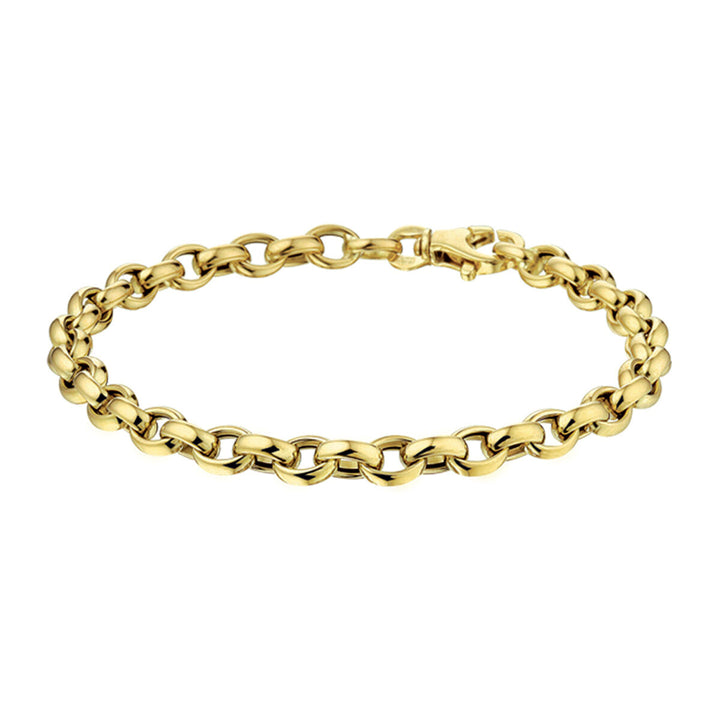 Gold bracelet ladies jasseron 14K