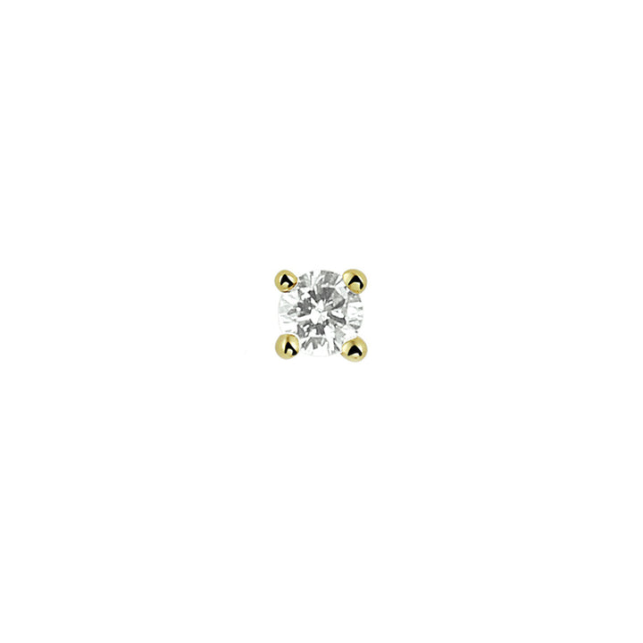Ohrstecker Diamant 0,05 ct h si pro Stück 14 K Gelbgold