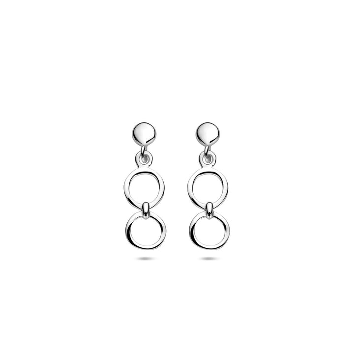 Zilveren oorhangers – gerhodineerd 925 zilver