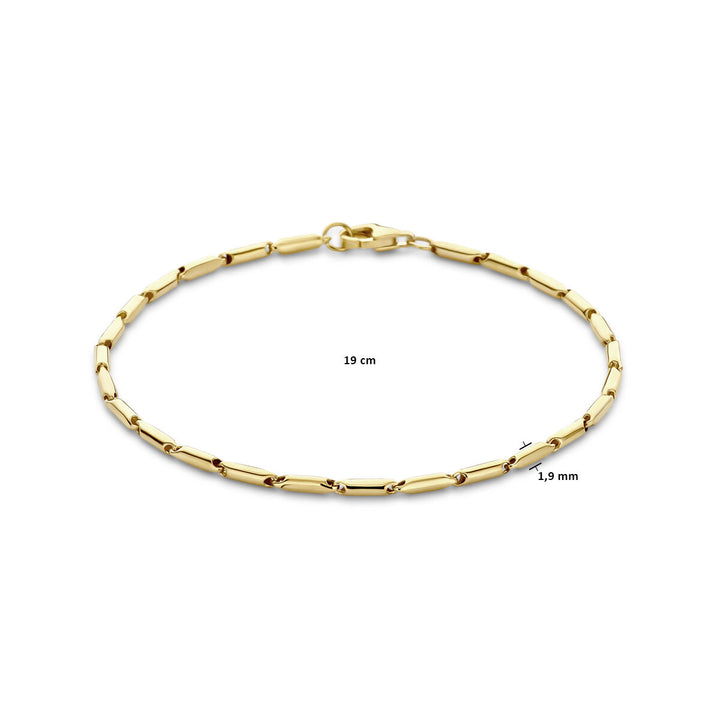 armband 1,9 mm 19 cm 14K geelgoud