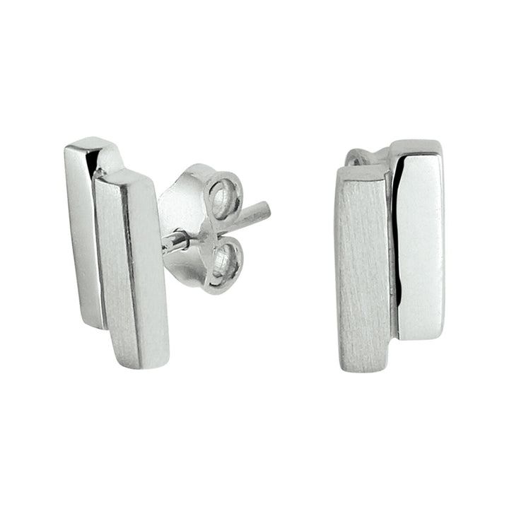 Ohrstecker Silber rhodiniert