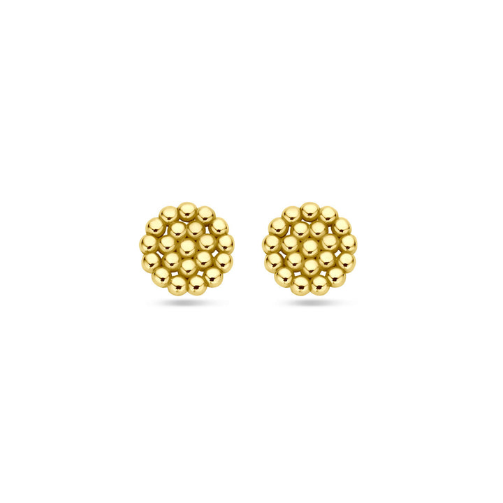 Van der Kooij Collection - ear studs beads 14K yellow gold