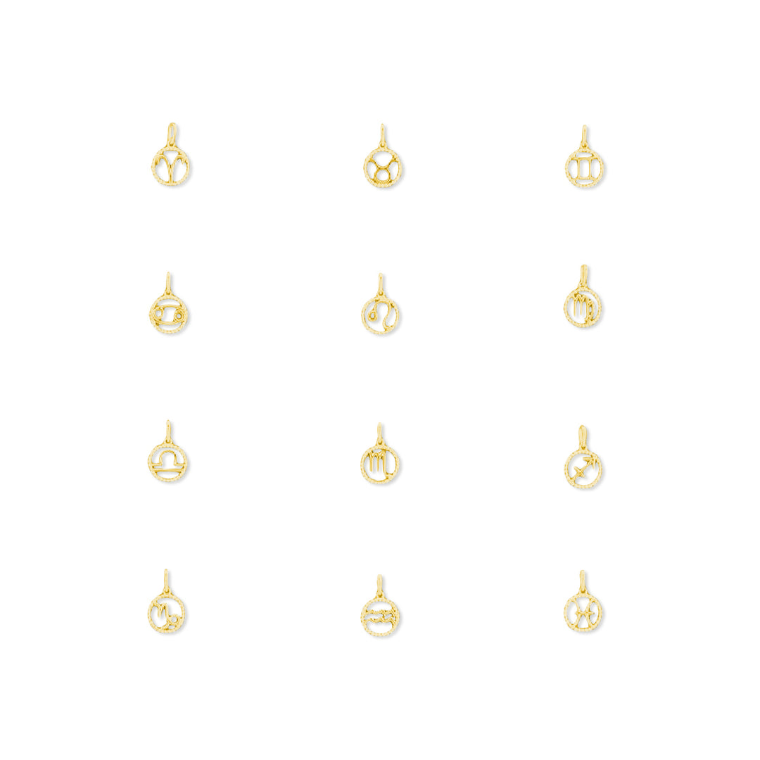 hanger sterrenbeeld 14K geelgoud