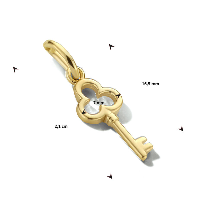 pendant key 14K yellow gold