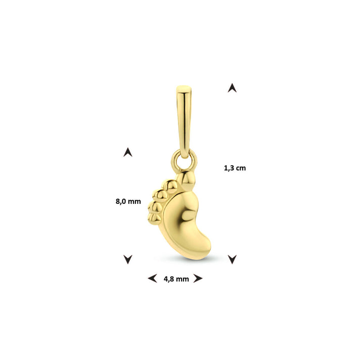 Anhängerbasis 14K Gelbgold