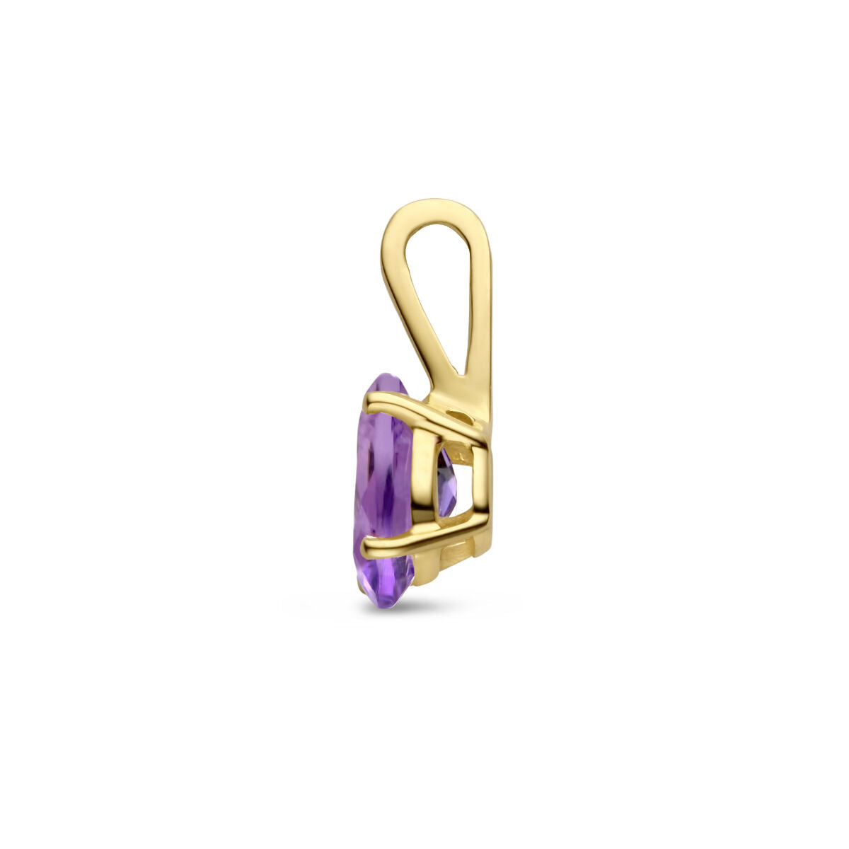 pendant with birthstone 14K yellow gold