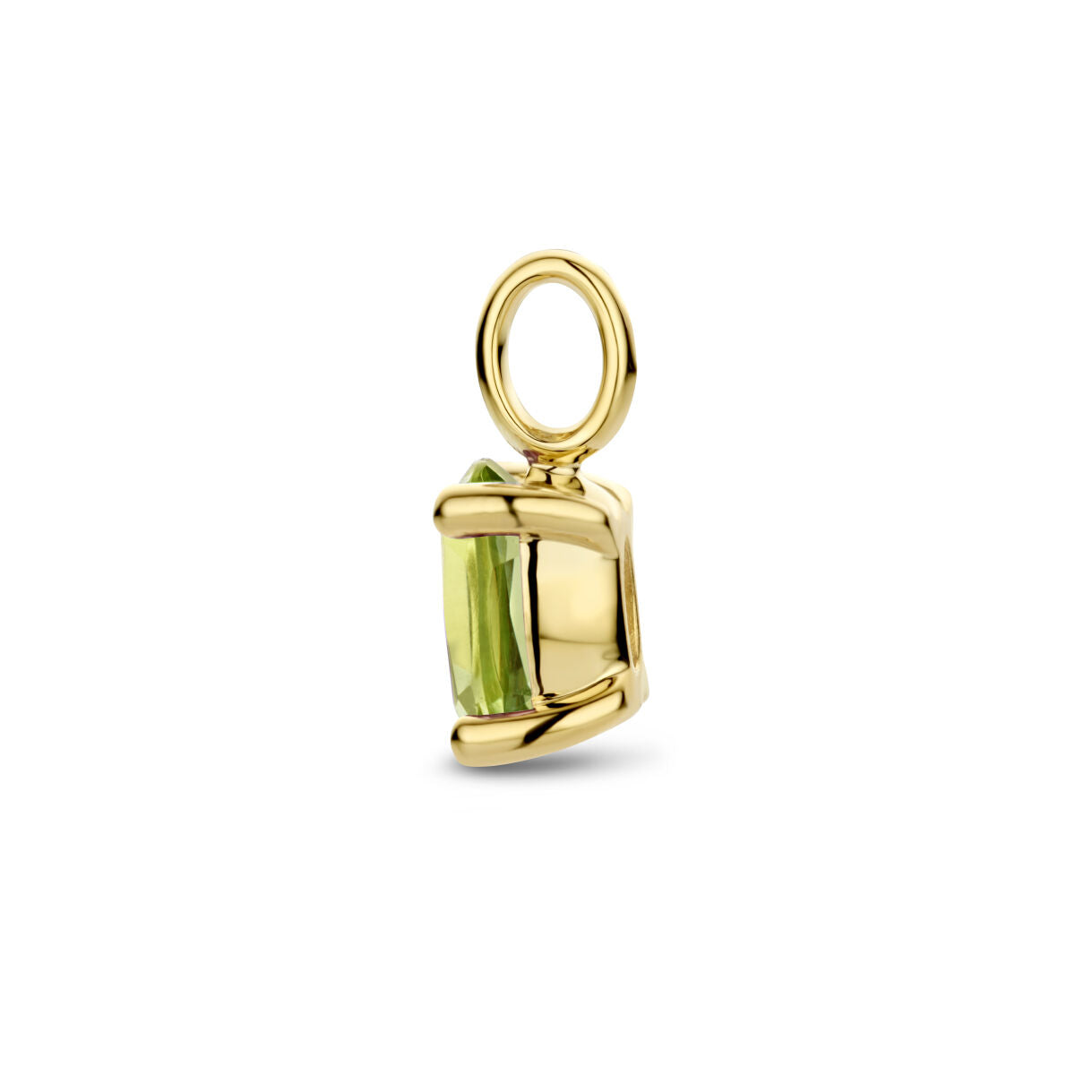 pendant peridot 14K yellow gold