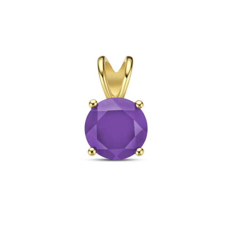 Anhänger Amethyst 14K Gelbgold