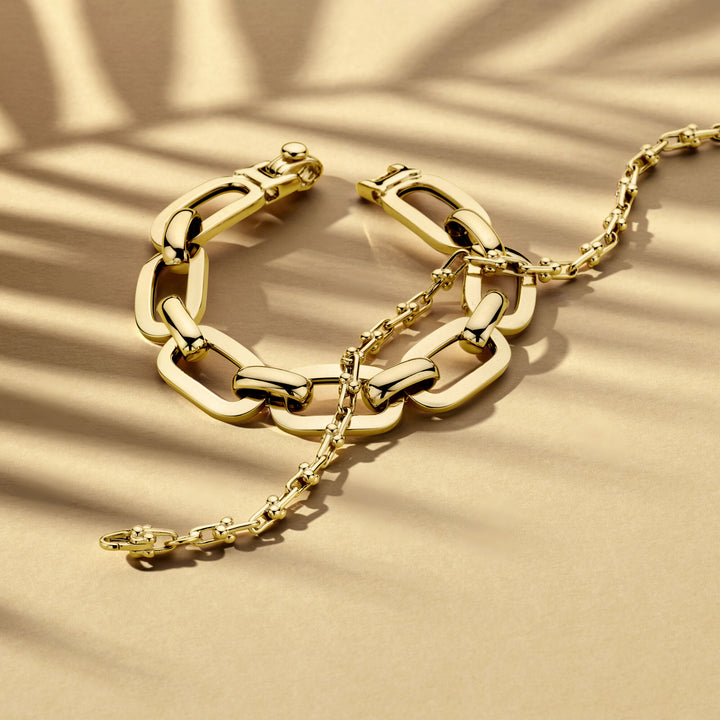 armband 4,3 mm 19 cm 14K geelgoud