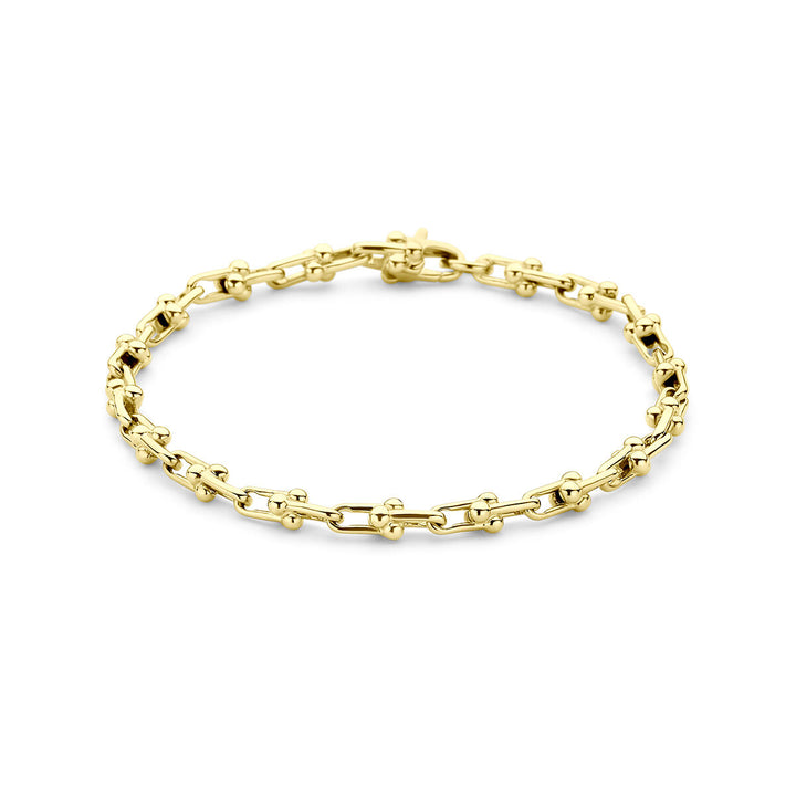 armband 4,3 mm 19 cm 14K geelgoud