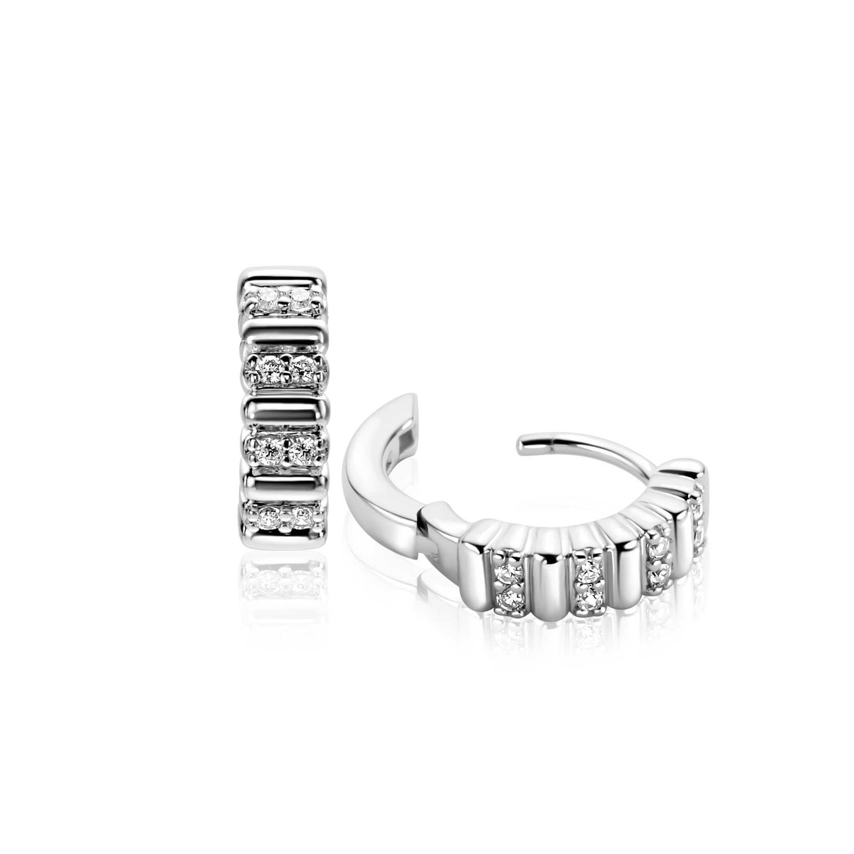 Zinzi oorbellen zilver ZIO2686